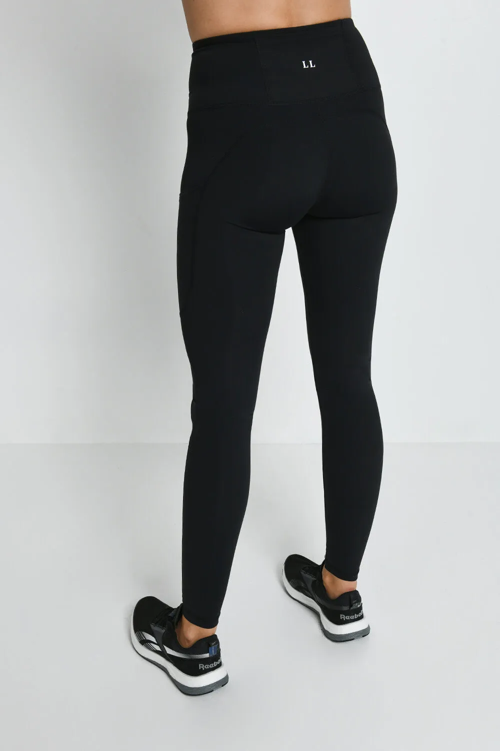 Energise High Waisted Gym Leggings - Midnight Black