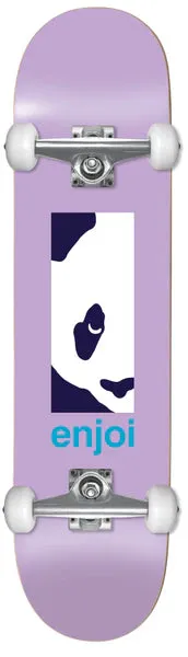 Enjoi Box Panda Purple First Push 8.125" Complete Skateboard