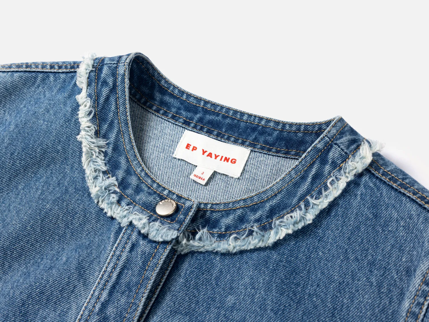 EP YAYING Chanel-style Denim Jacket