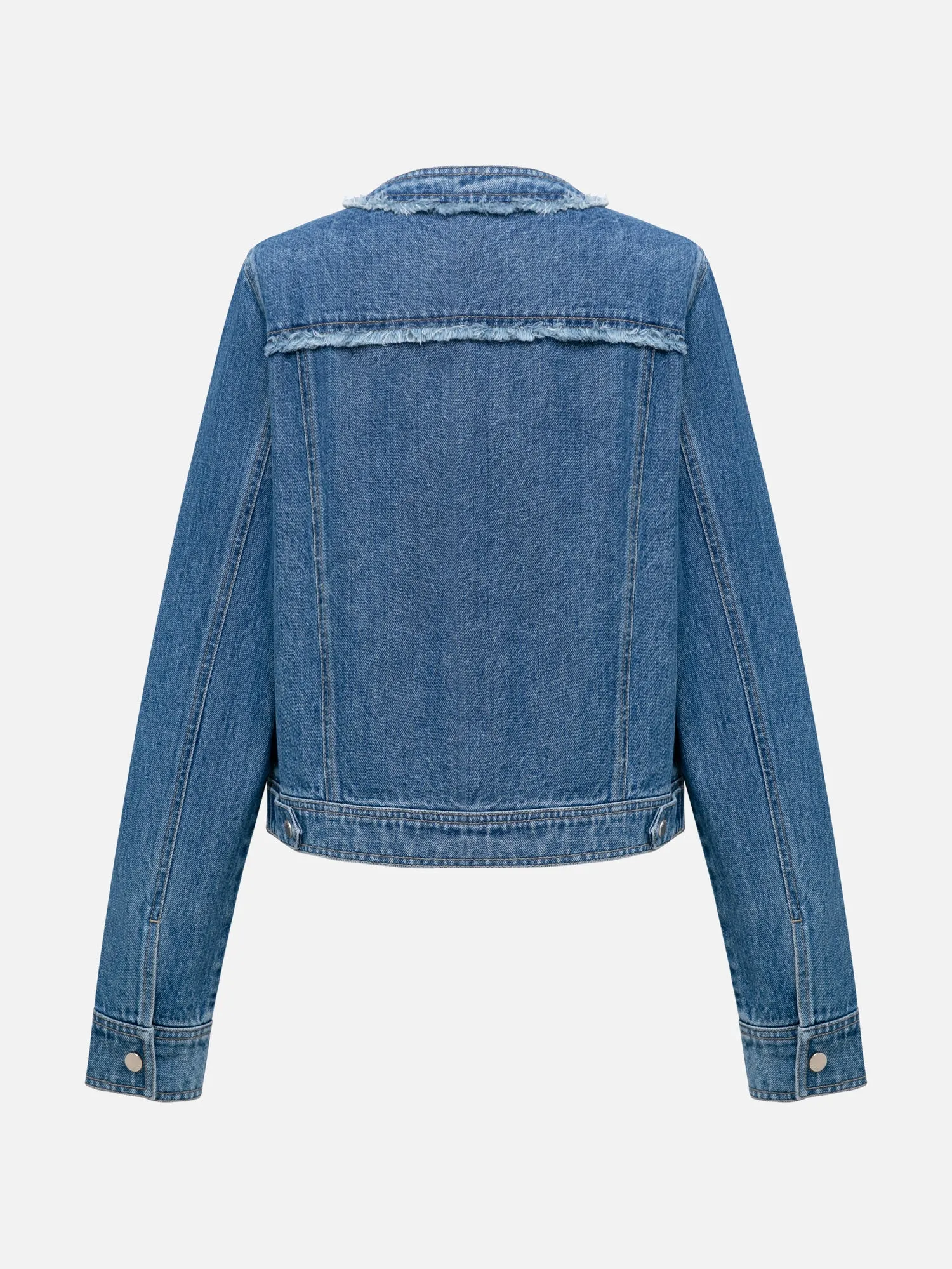 EP YAYING Chanel-style Denim Jacket