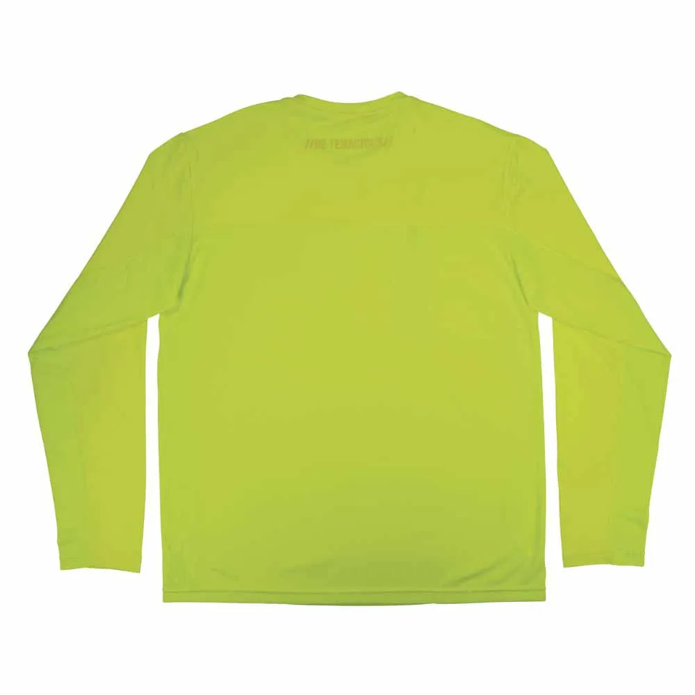 Ergodyne 12143 6689 M Lime Cooling Long Sleeve Sun Shirt with UV Protection