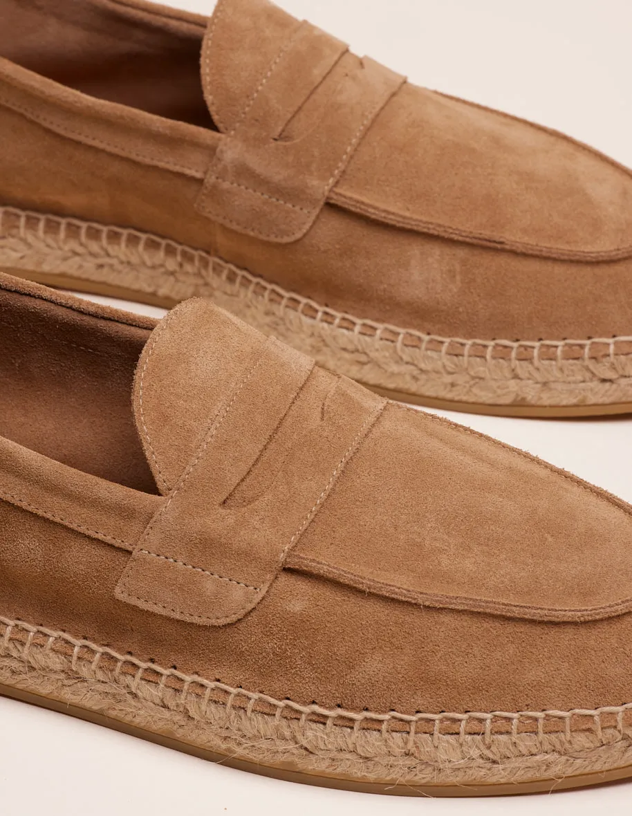 Espadrilles Roméo - Suède taupe