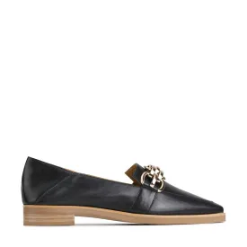 ESTELLE  LEATHER LOW HEEL LOAFERS