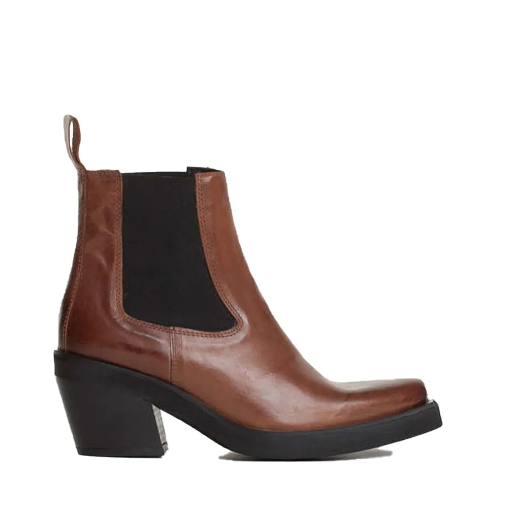 Etna Caramel Ankle Boots