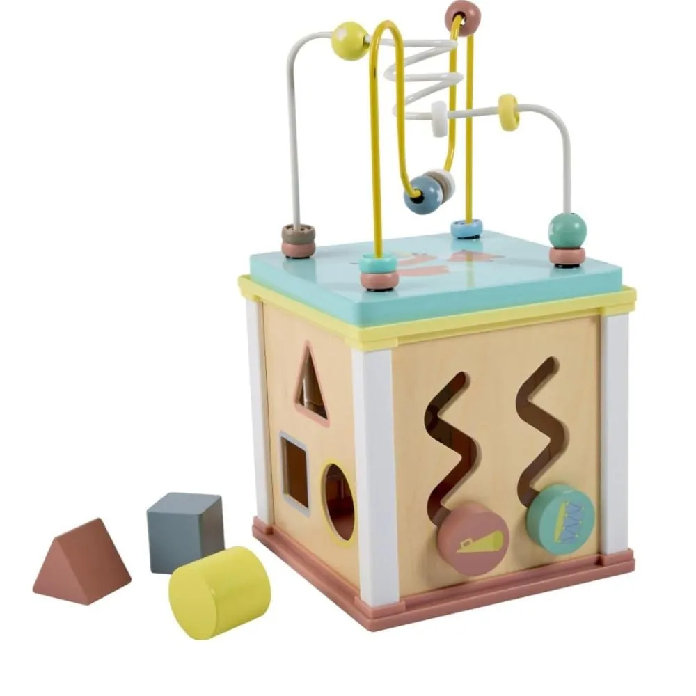 Eurekakids Pastel Activity Cube for Kids