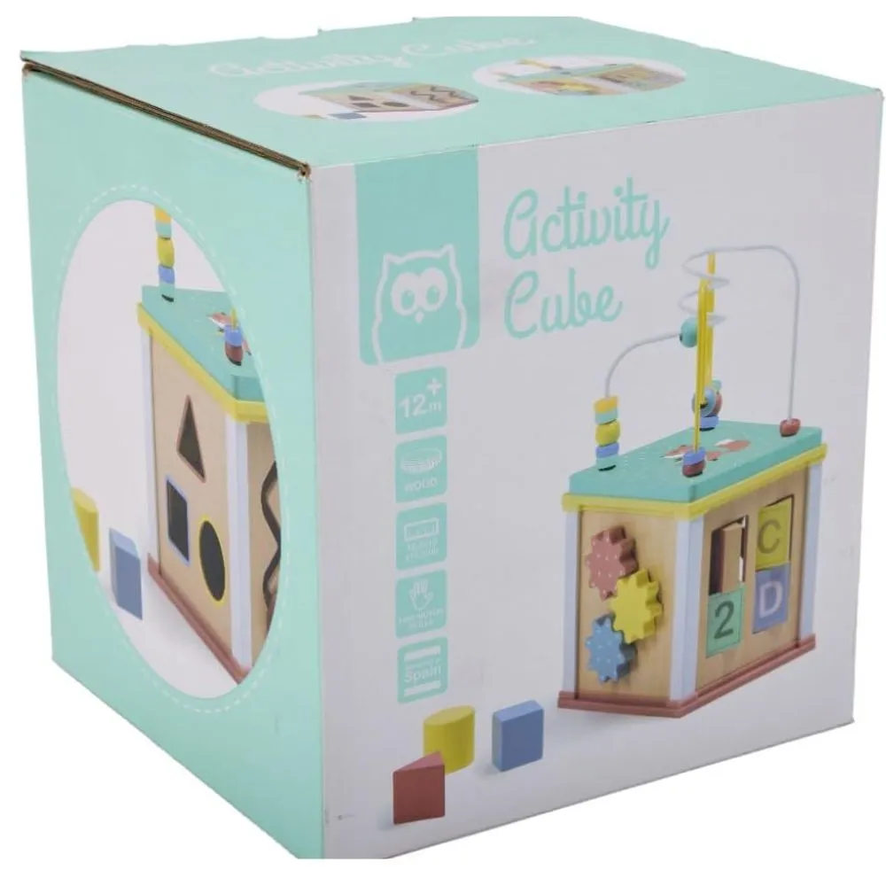 Eurekakids Pastel Activity Cube for Kids