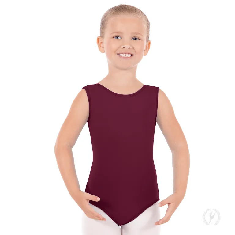 Eurotard 1089 Girls Tank Leotard with Cotton Lycra®