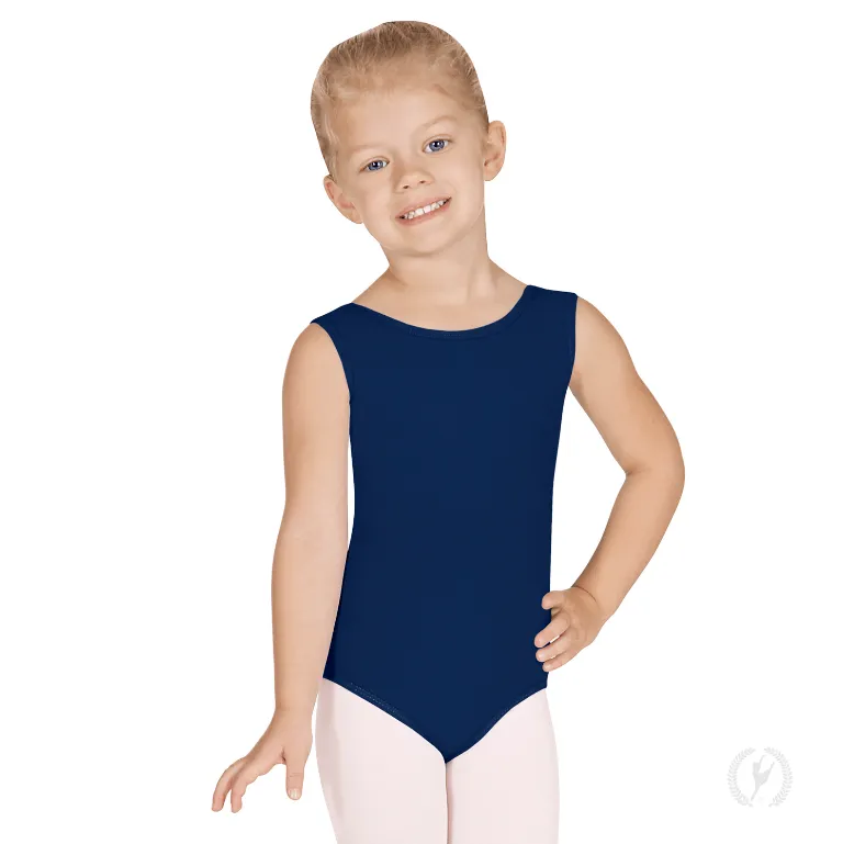 Eurotard 1089 Girls Tank Leotard with Cotton Lycra®