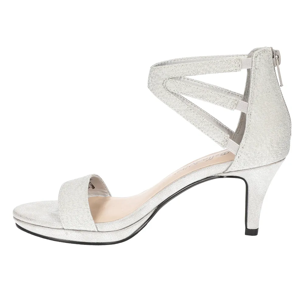 Everly Metallic Heeled Sandals