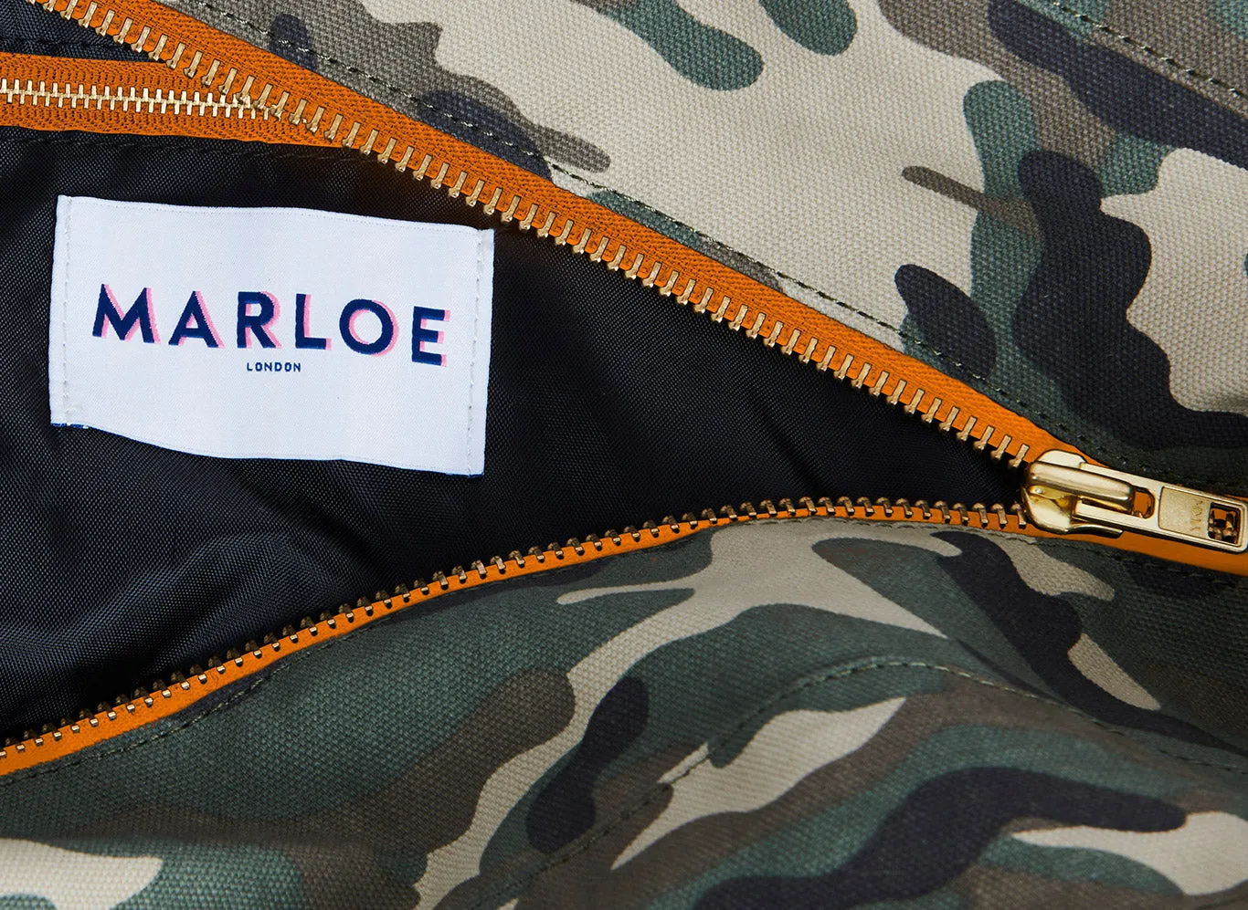 Everything Tote Bag - Camo / Orange