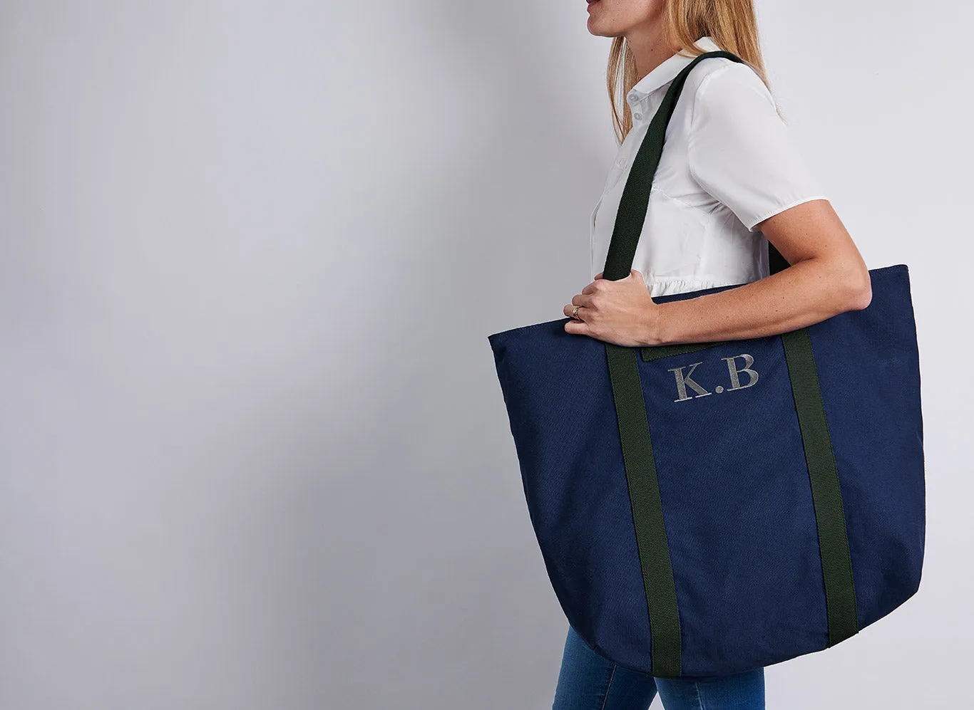 Everything Tote Bag - Navy / Khaki