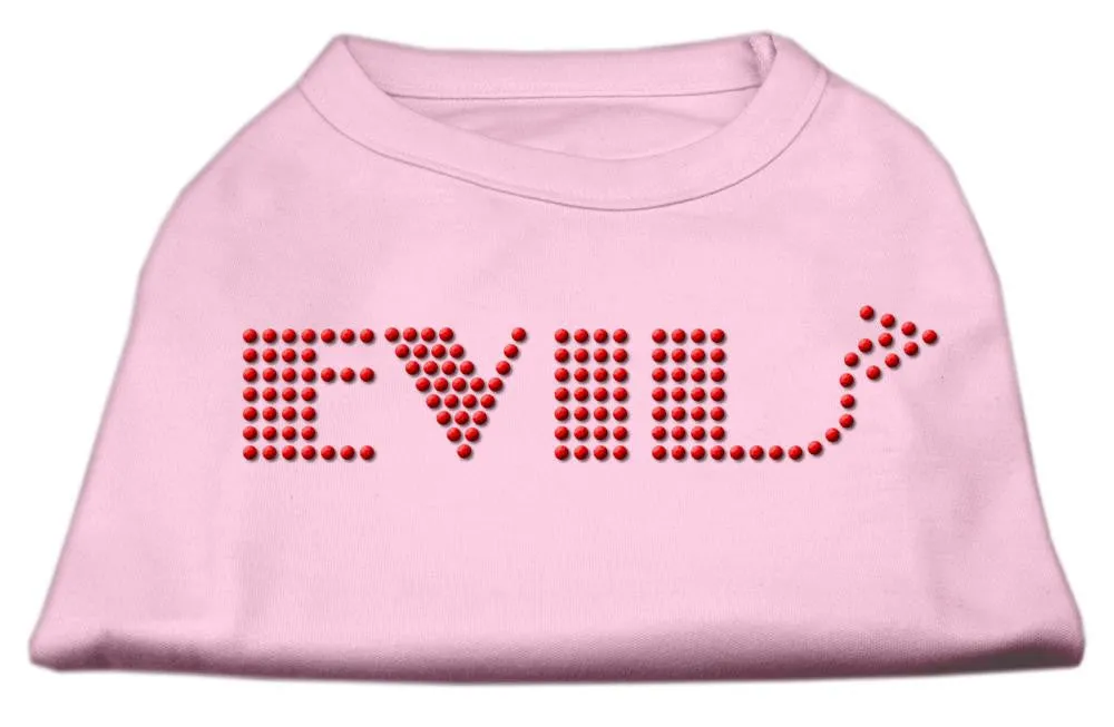 Evil Rhinestone Shirts Light Pink XL (16)