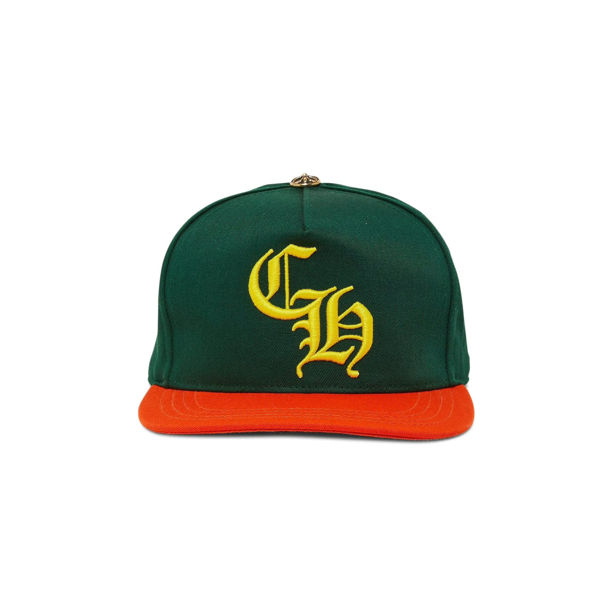 Exclusive Chrome Hearts Miami baseball cap, orange/yellow/green