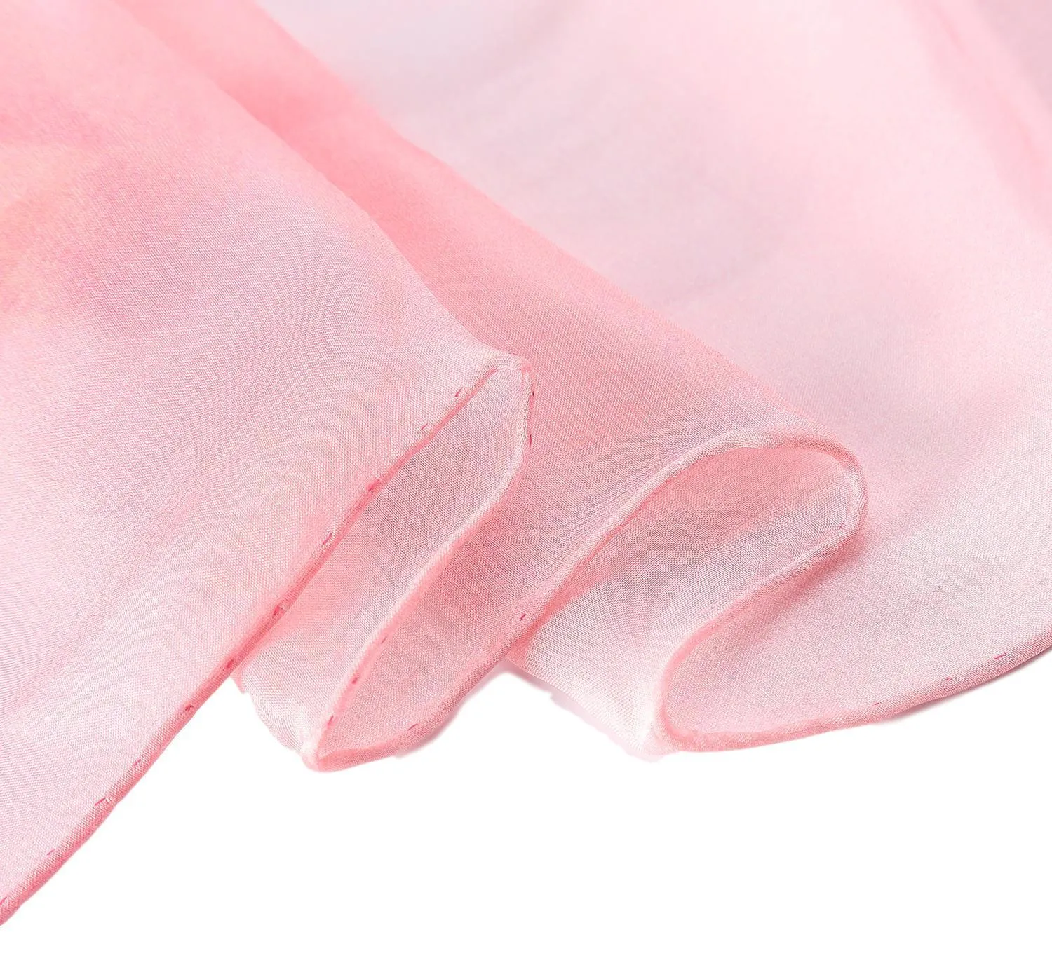 Extra Wide High Quality Silk Chiffon Scarf Pink Theme Heart Print SCH514