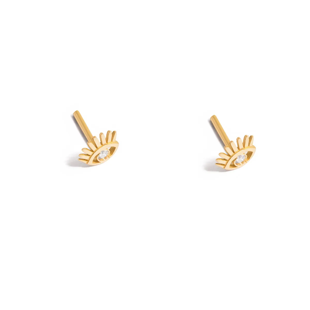 Eyelashes Stud Earring