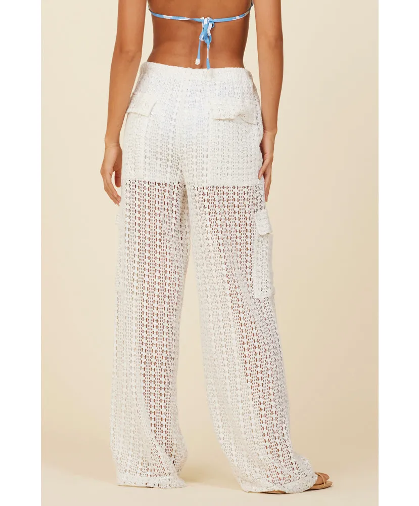 Eyes On Me Crochet Cargo Pants