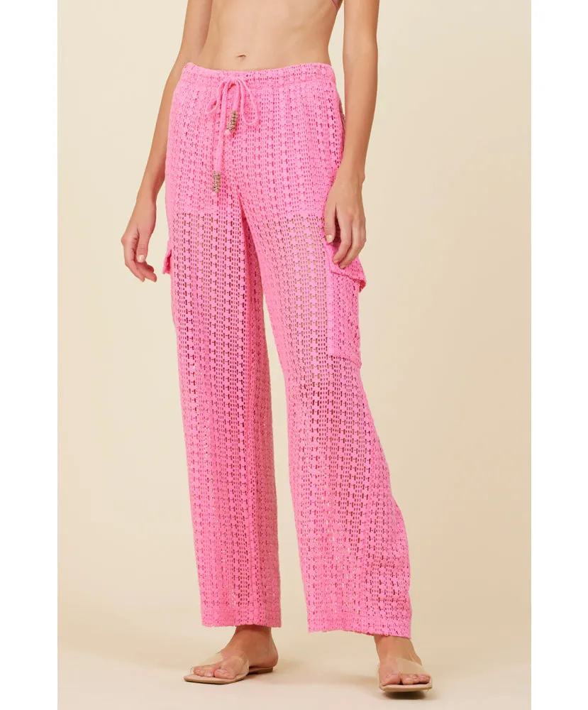 Eyes On Me Crochet Cargo Pants