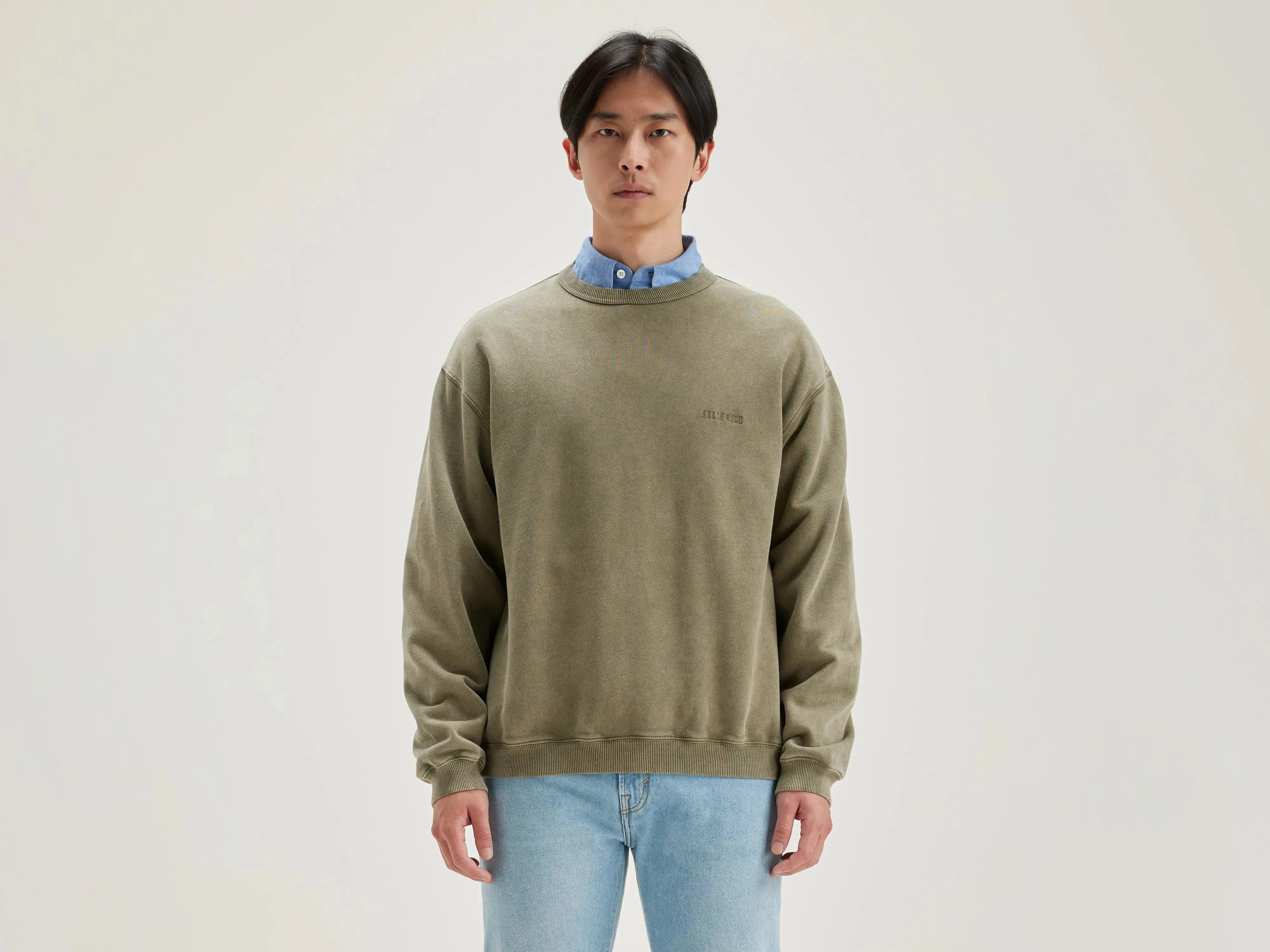 Fabien crew-neck sweatshirt (242 / M / MILITARY)