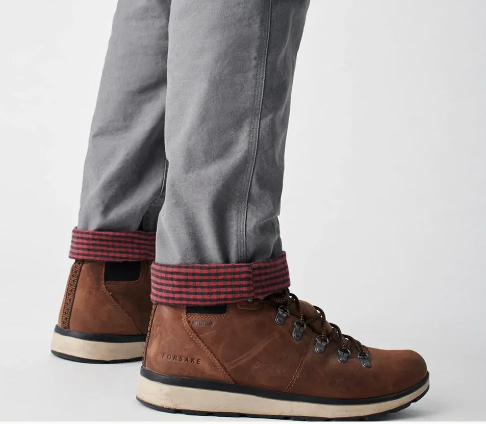 FAHERTY CANVAS FLANNEL LINED SLATE PANT