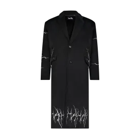 FALLEN ANGEL TRENCH COAT BLACK