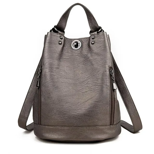 Fashion PU Leather Backpack