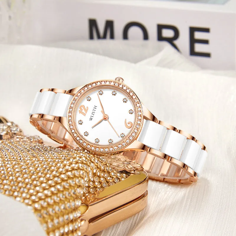 Fashionable diamond-encrusted watch W11S8516