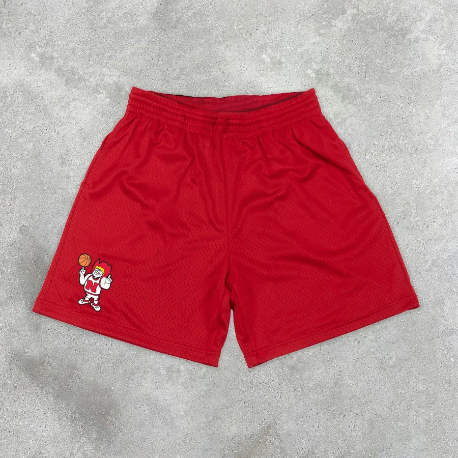 Fashionable preppy basketball training shorts