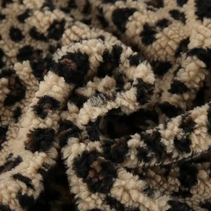 Fashionkova Abigail Leopard Bouclé Jacket