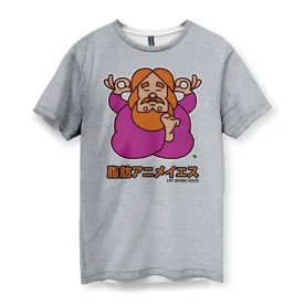 Fat Anime Jesus Men's T-Shirt