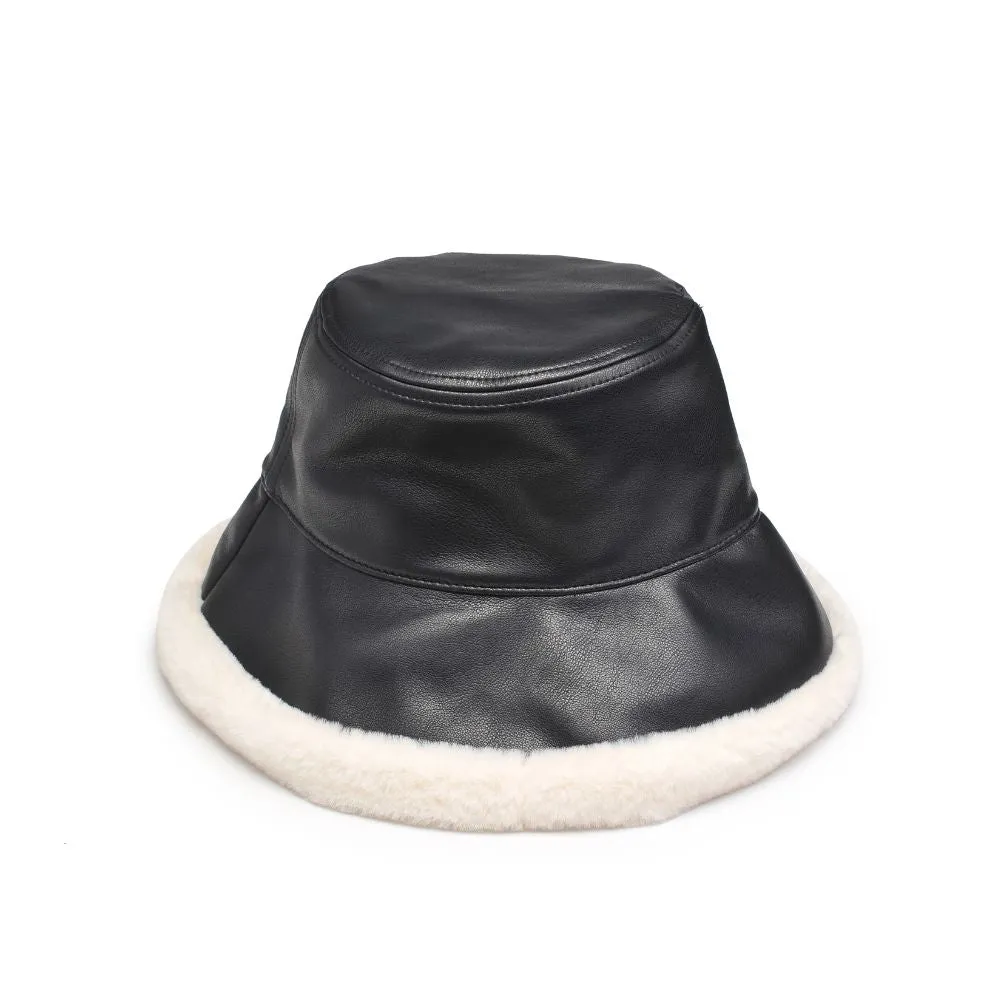 Faux Fur Trimmed Bucket Hat Bucket Hat