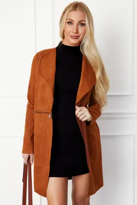 cropped coat