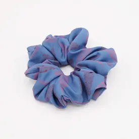 feather print medium scrunchies