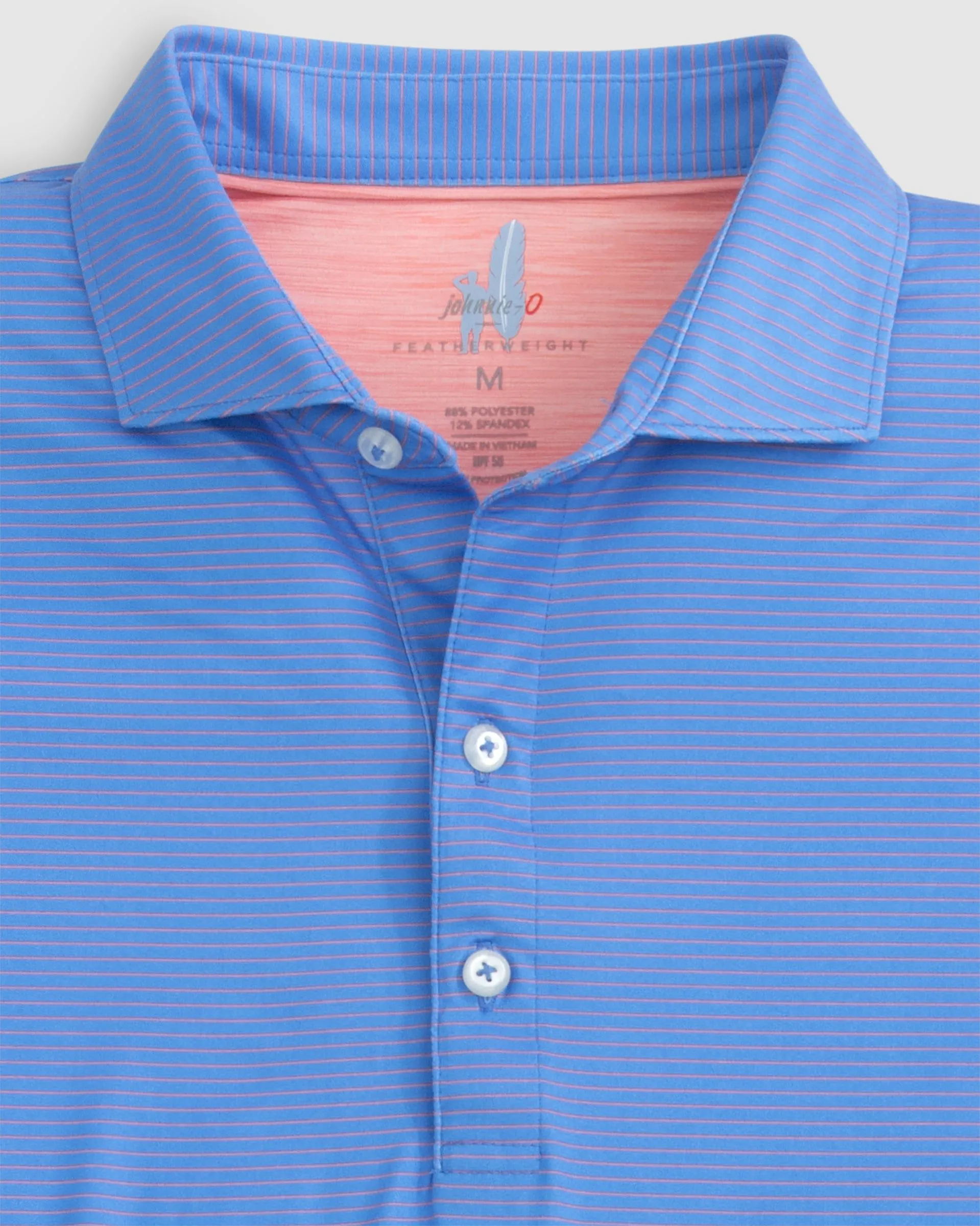 Featherweight Performance Polo - Double Eagle Stripe