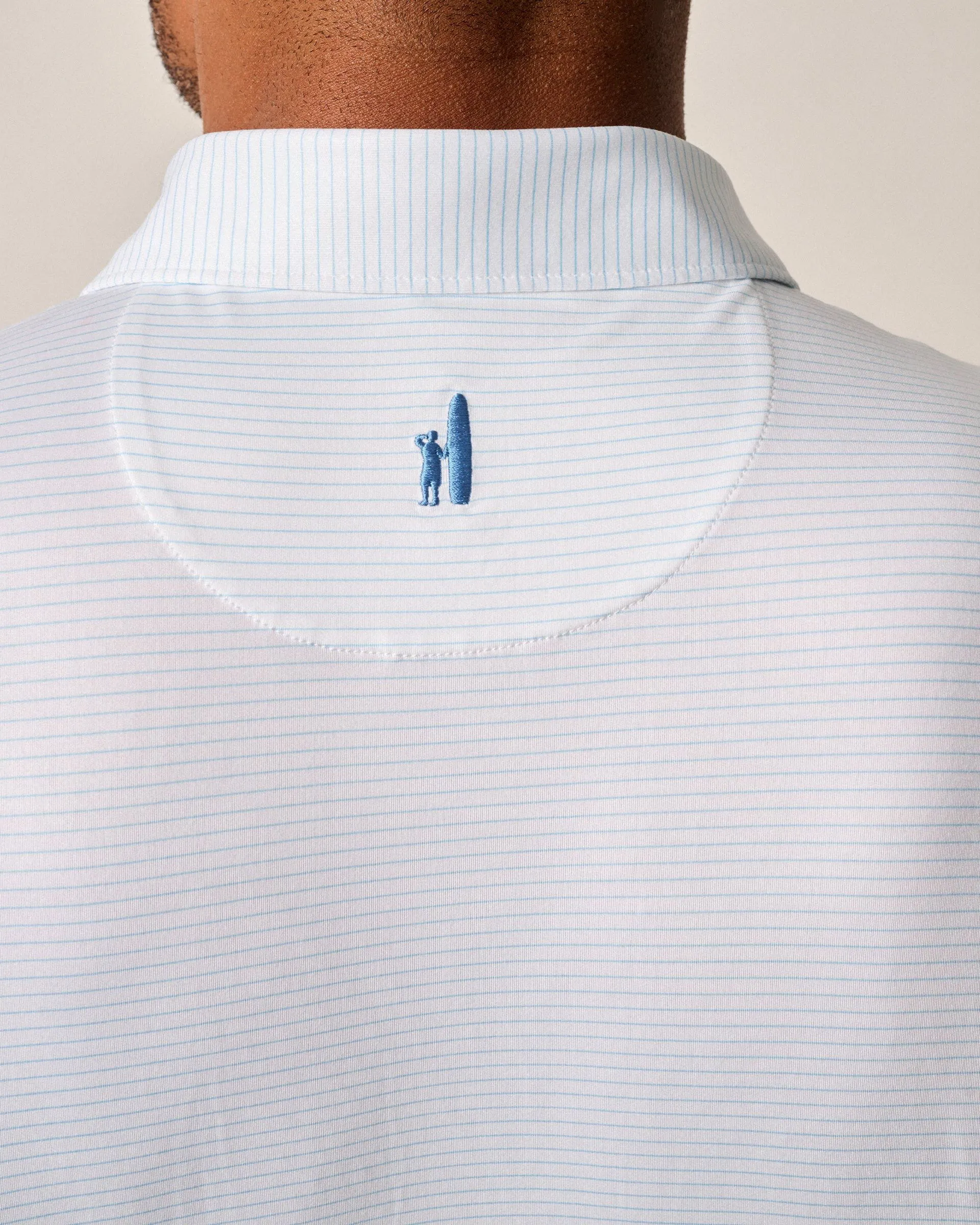 Featherweight Performance Polo - Double Eagle Stripe