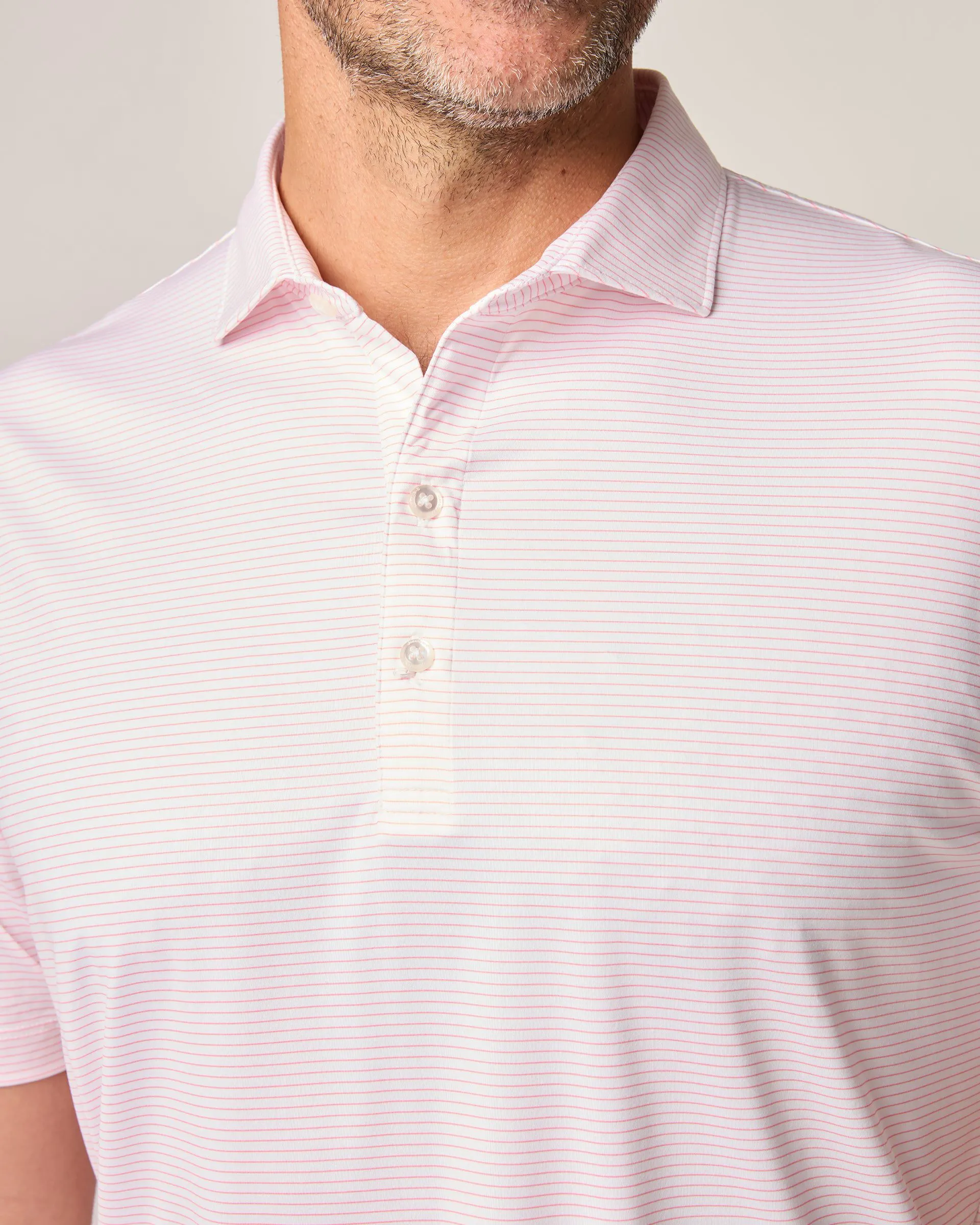 Featherweight Performance Polo - Double Eagle Stripe