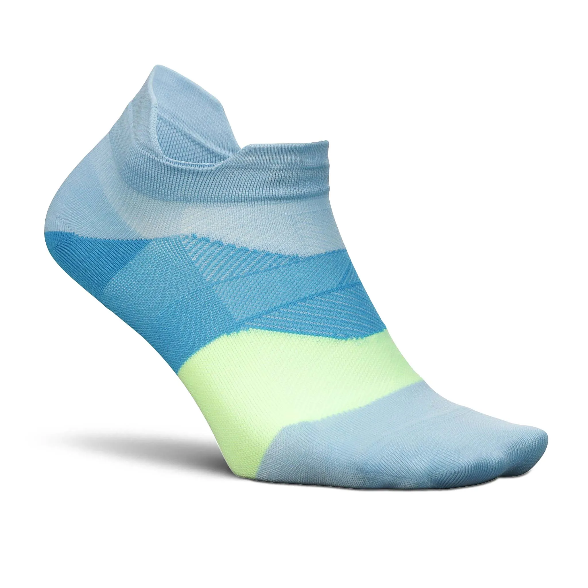 Feetures | Unisex Elite Ultra Light No Show Tab - Blue Crystal