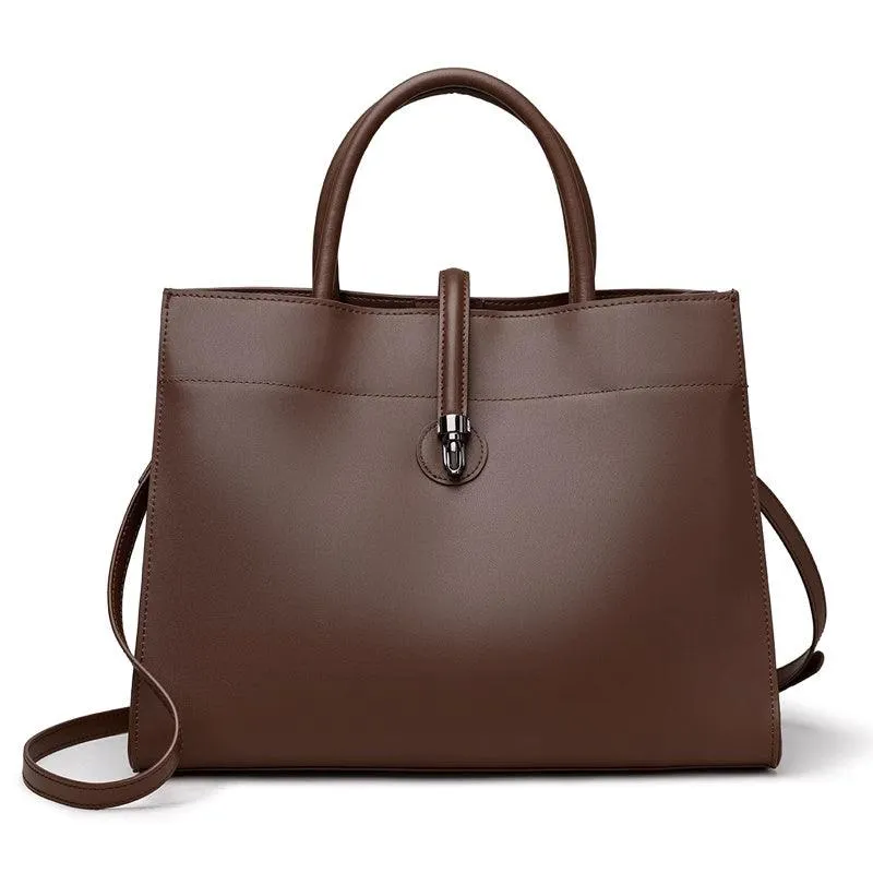 Female Casual  Capacity Fashionable Leather Bag