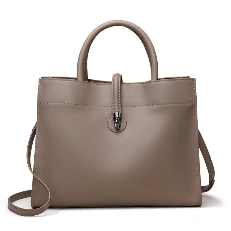 Female Casual  Capacity Fashionable Leather Bag