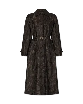 FF Jacquard Trench Coat