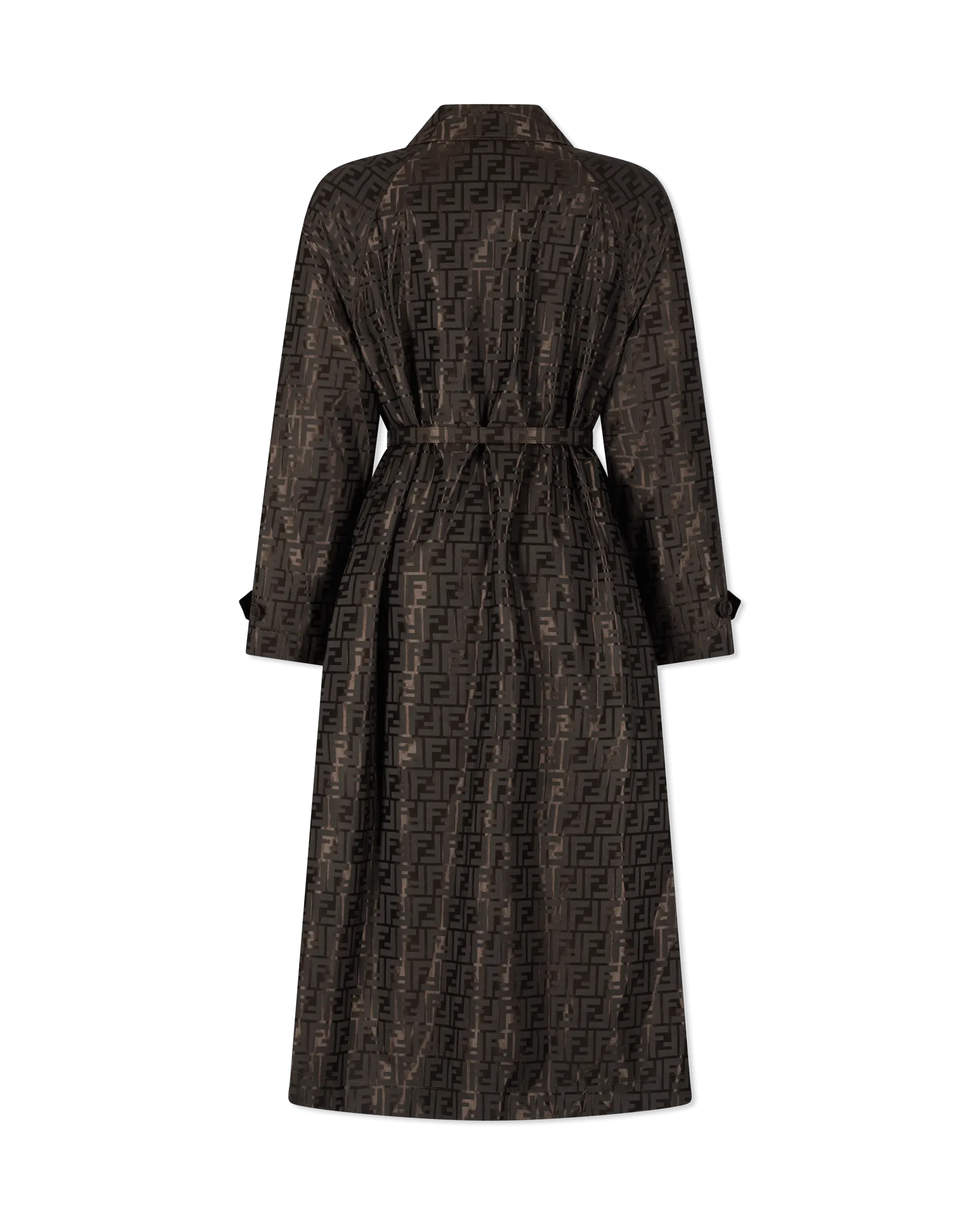 FF Jacquard Trench Coat