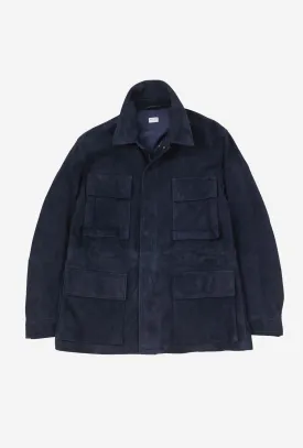 Field Jacket Navy Suede