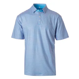 Fieldstone Men's Signature Performance Polo - Pink & Blue