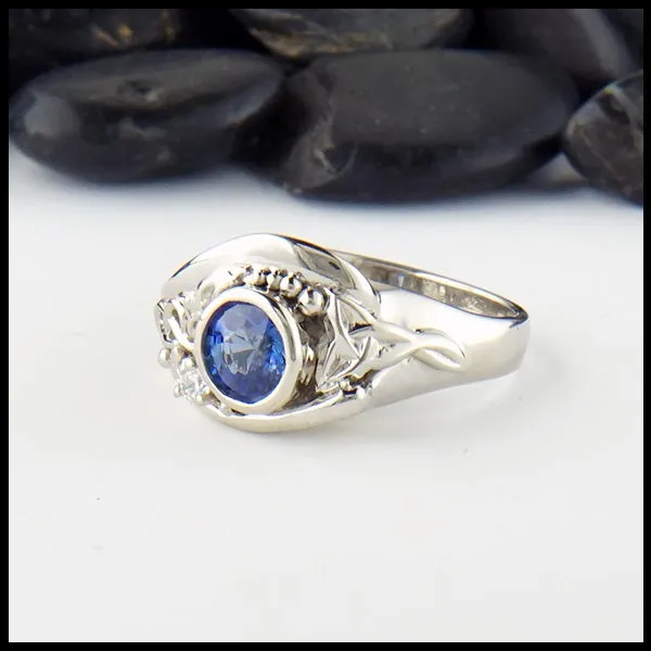 Fine Blue Sapphire Ring