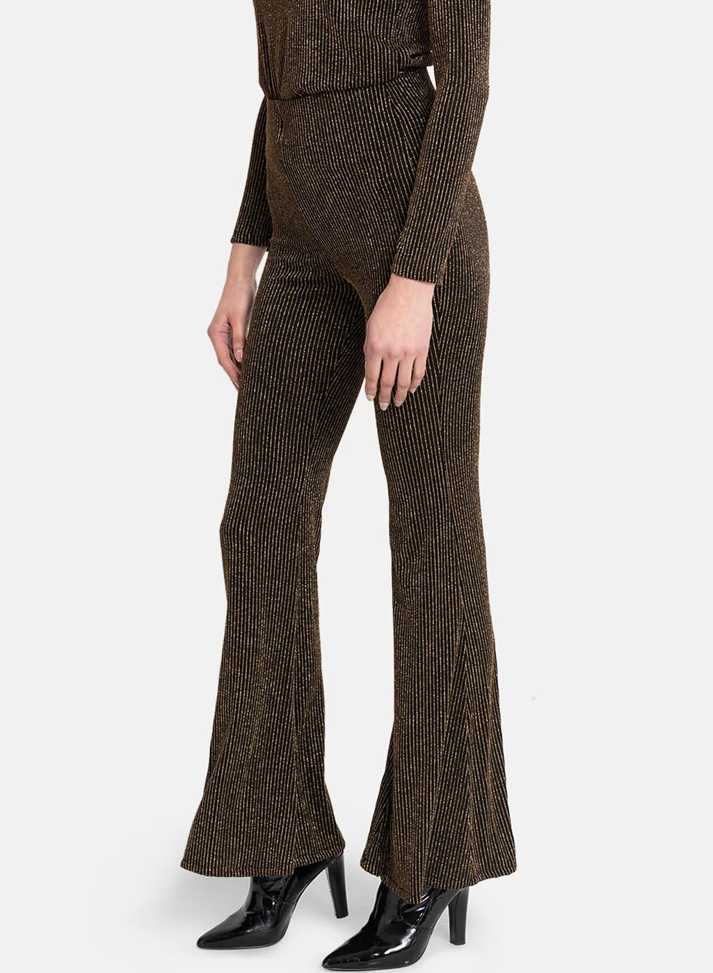 Fit & Flare Lurex Pants