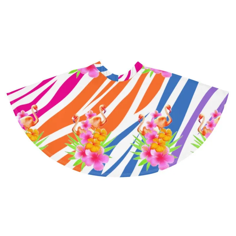 FLAMINGO FIESTA SKATER SKIRT