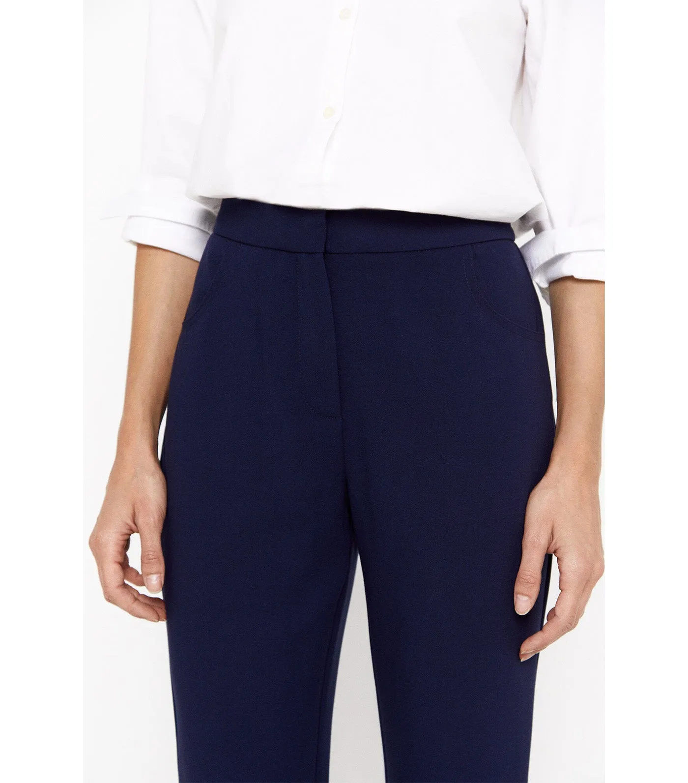 Flare Dress Pants Navy