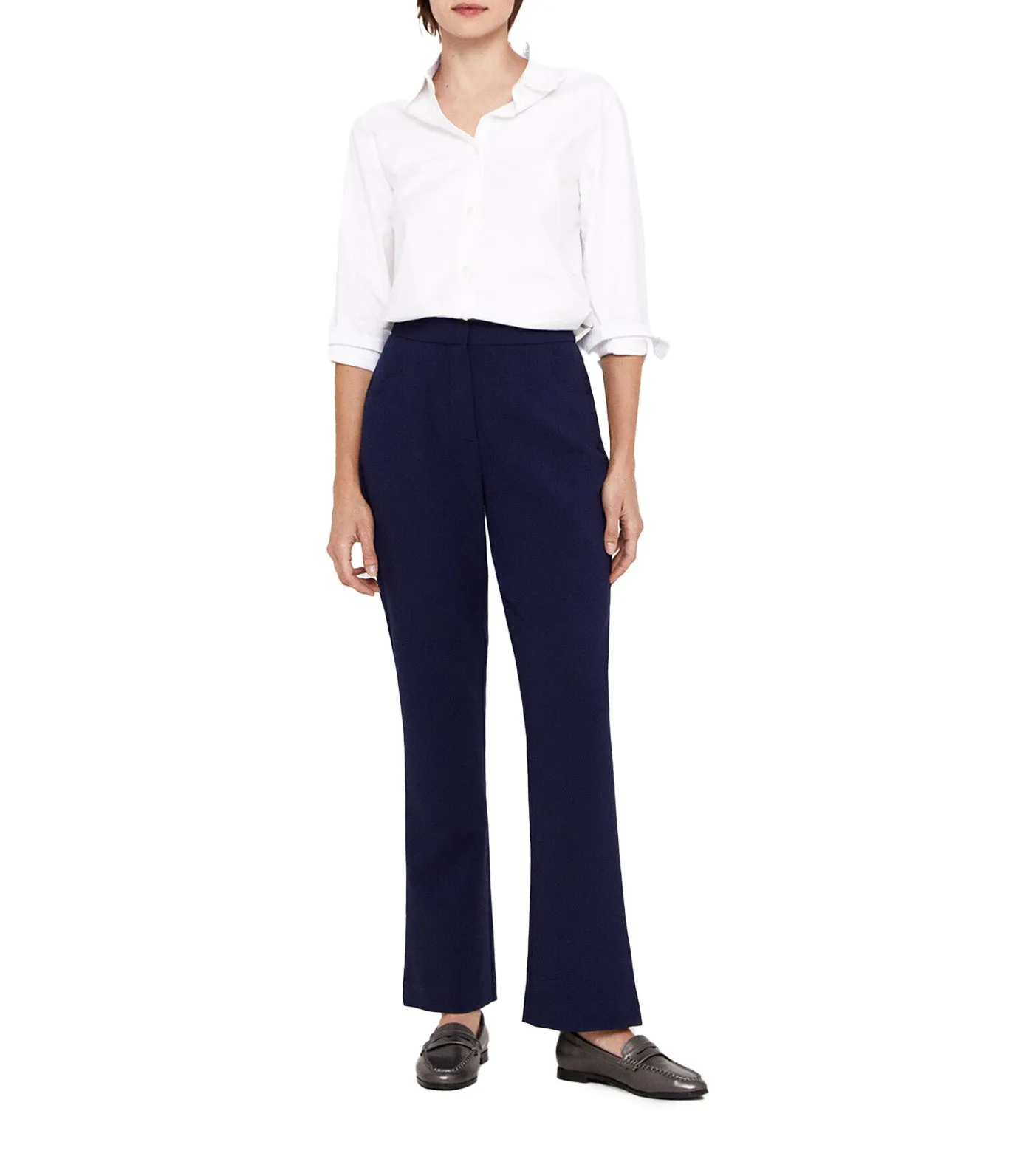 Flare Dress Pants Navy