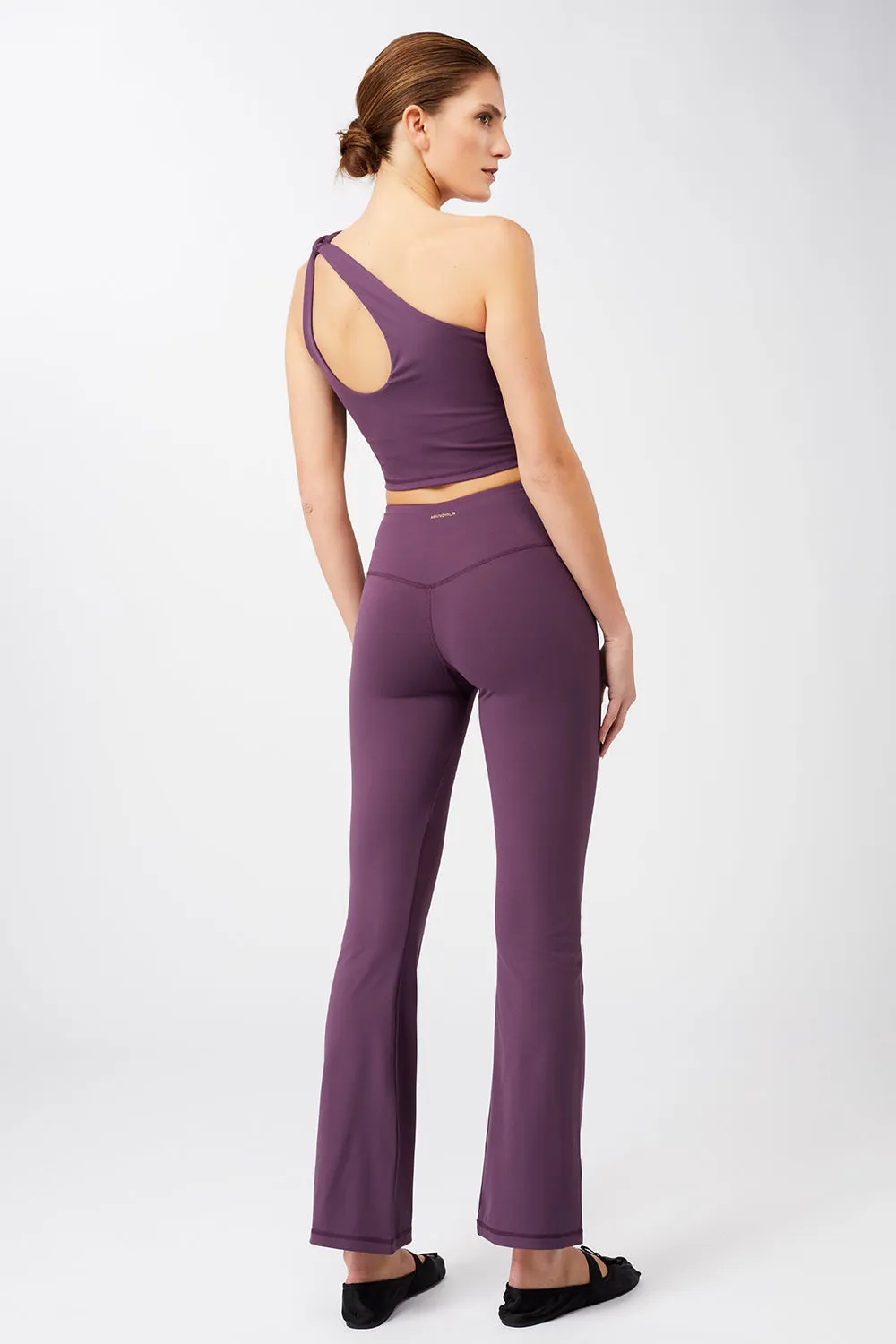 Flared Sports Pants Purple Passion