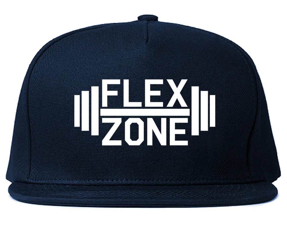 Flex Zone Fitness Gym Mens Snapback Hat