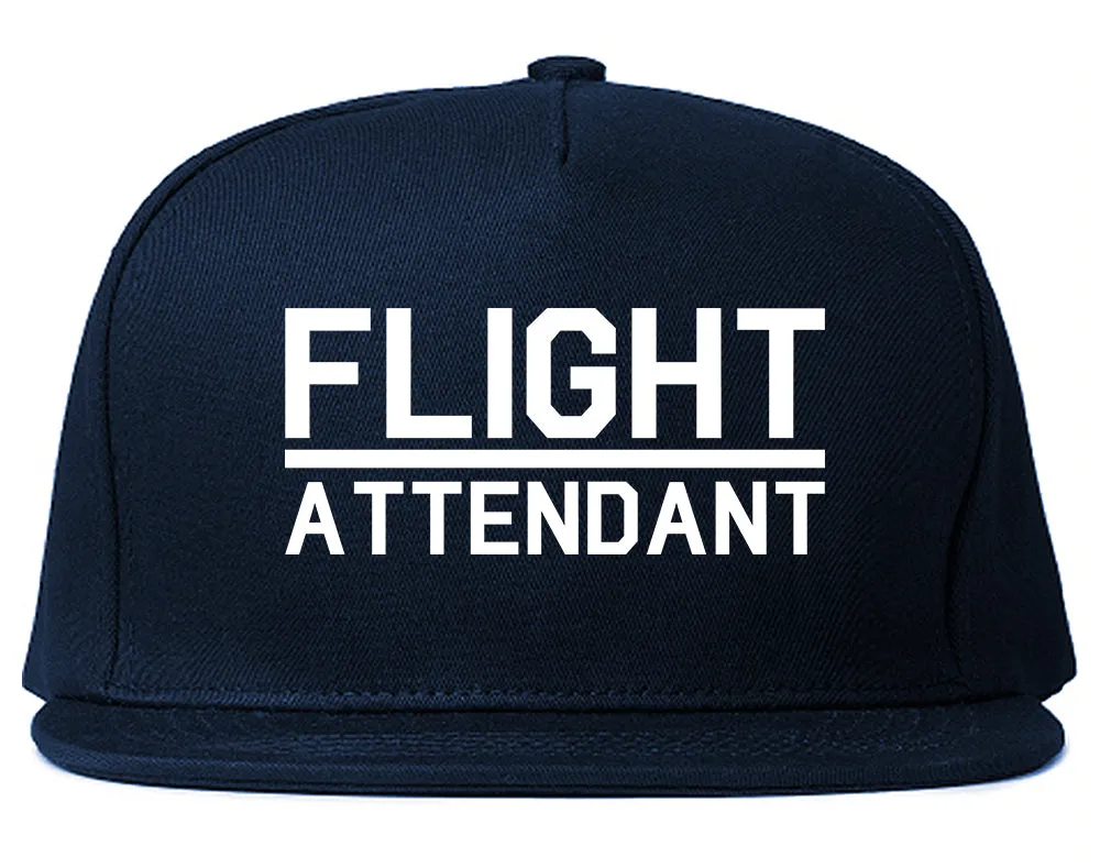 Flight Attendant Stewardess Mens Snapback Hat